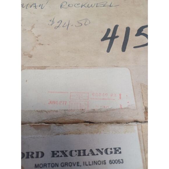 Mother's Day 1977 Norman Rockwell Plate Certificate Of Authenticity In Box - Picture 6 of 7